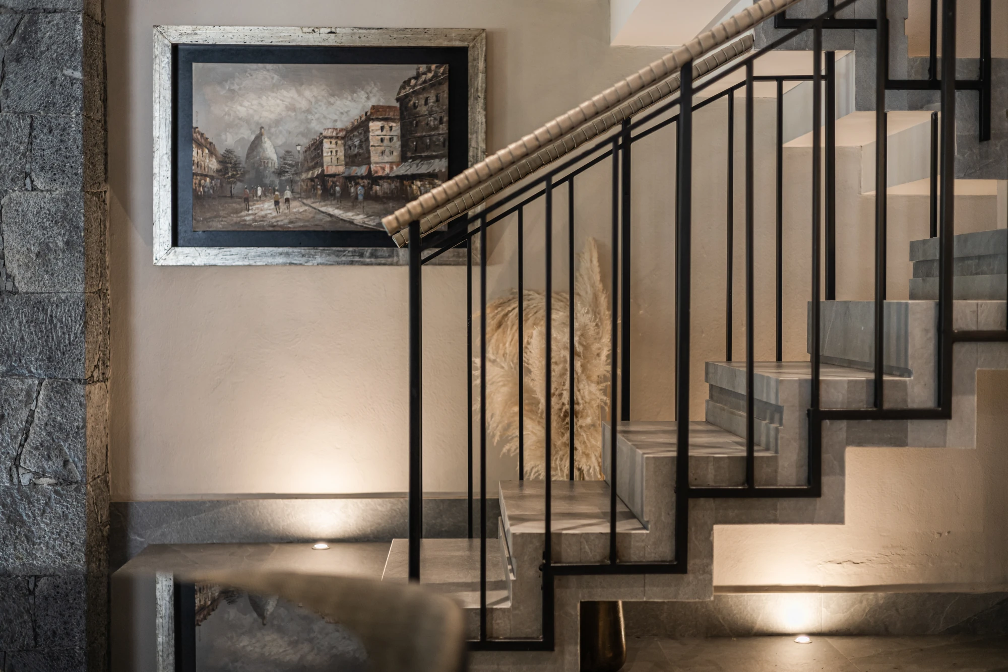 Escalera de la casa