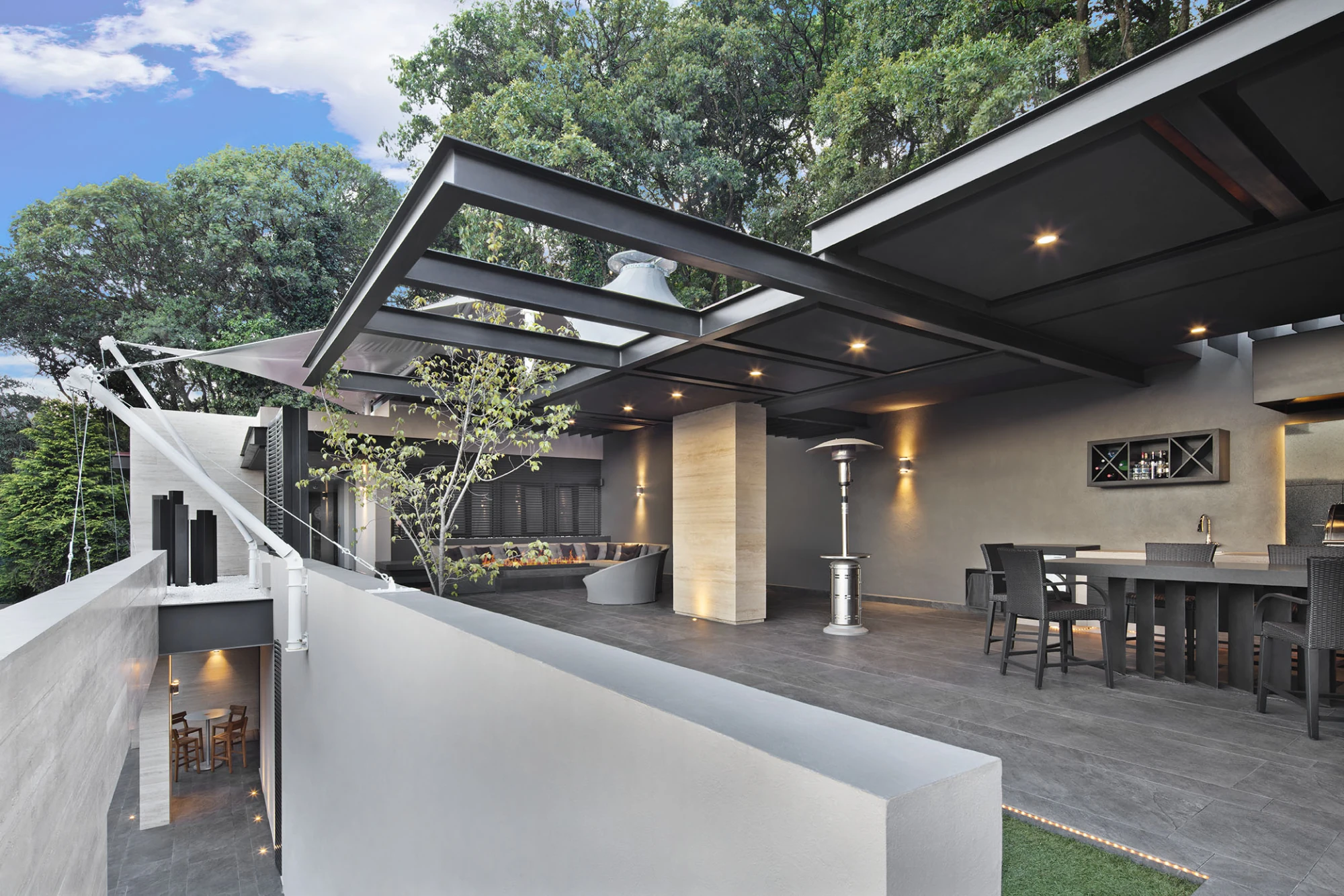 Fachada de la casa