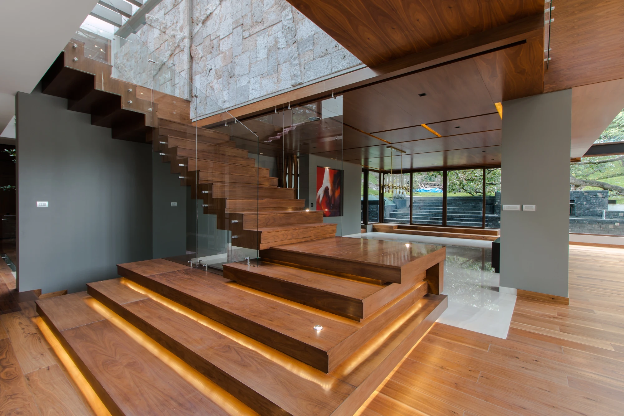 Escalera de la casa