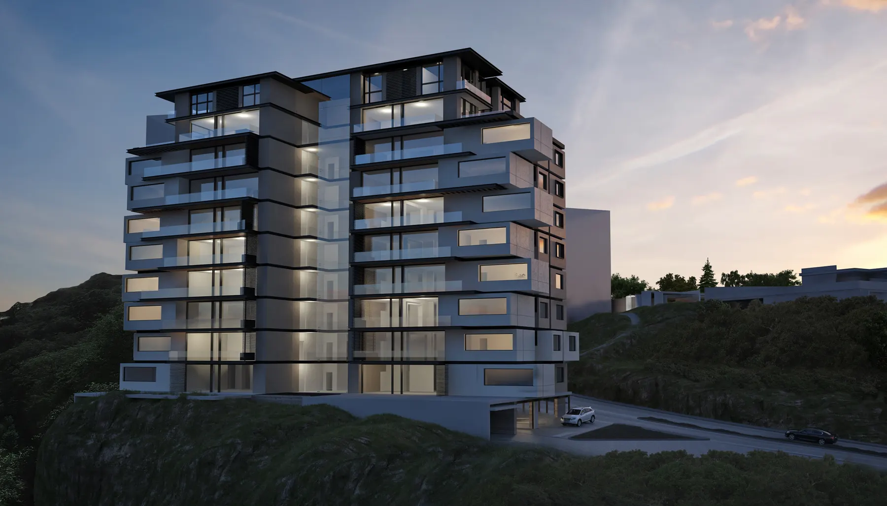 Render del proyecto arboro residencial