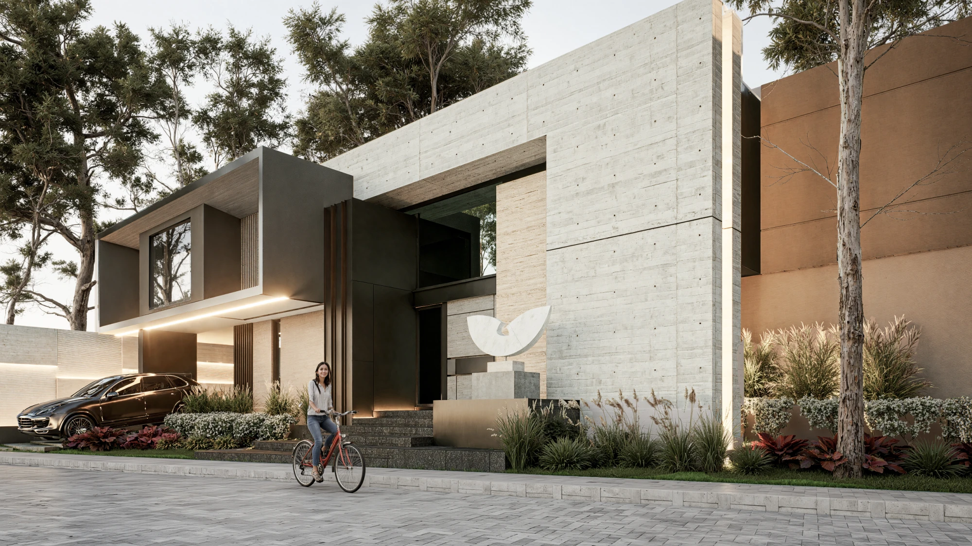 Render de la fachada del proyecto bellavista v1